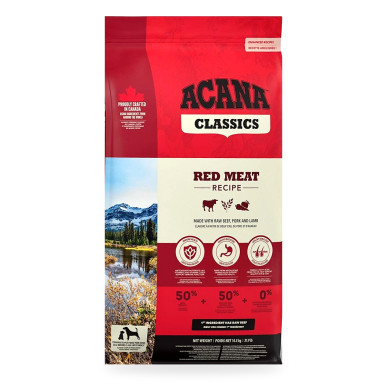 ACANA Classics Red – hrană uscată pentru câini, cu vită, miel și porc, 14,5 kg
